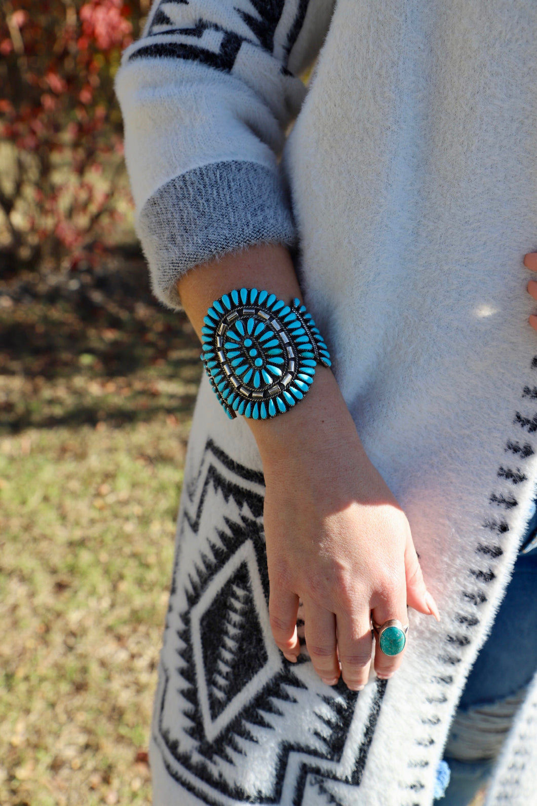 Sleeping Beauty Cluster Cuff