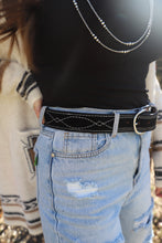 Load image into Gallery viewer, Double J Belt- Black