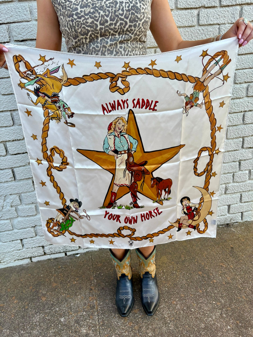 Always Saddle Your Own Horse Wild Rag