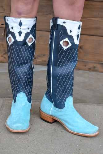 The Spotted Blues Boots