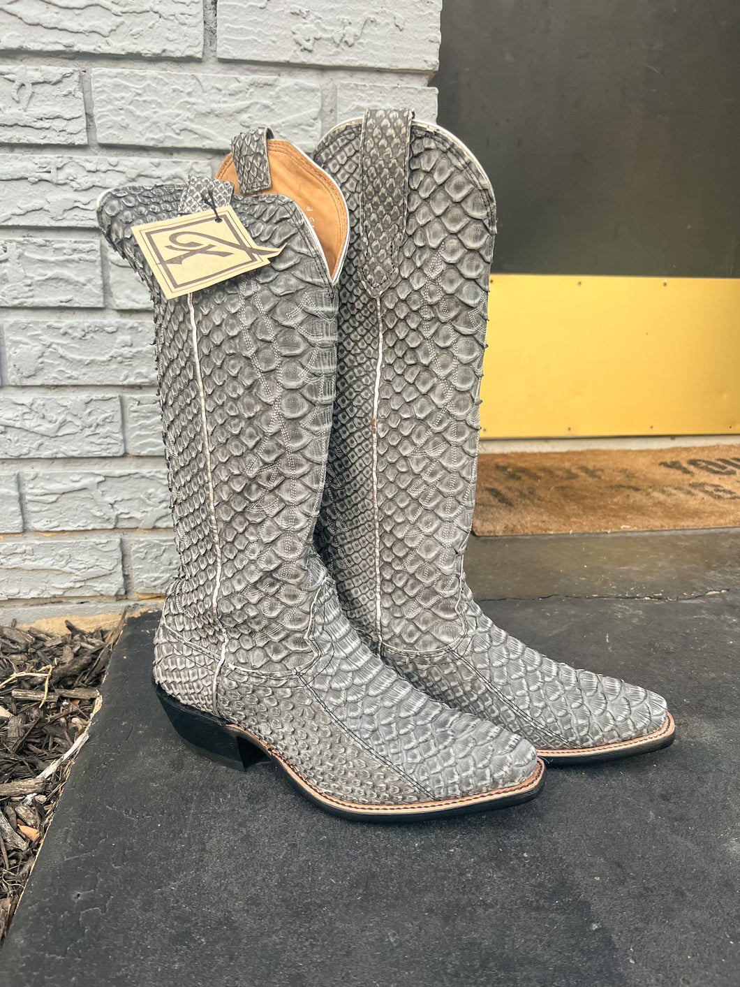 Silver shop star boots